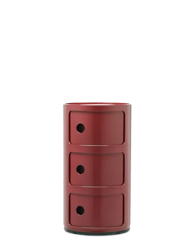 Kartell Contenitore Componibile New Colors 3 elementi Bordeaux Kartell Contenitore Componibile New Colors 3 elementi Bordeaux