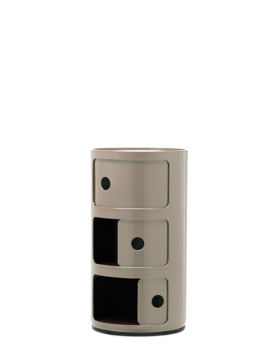 Kartell Contenitore Componibile New Colors 3 elementi Arancio