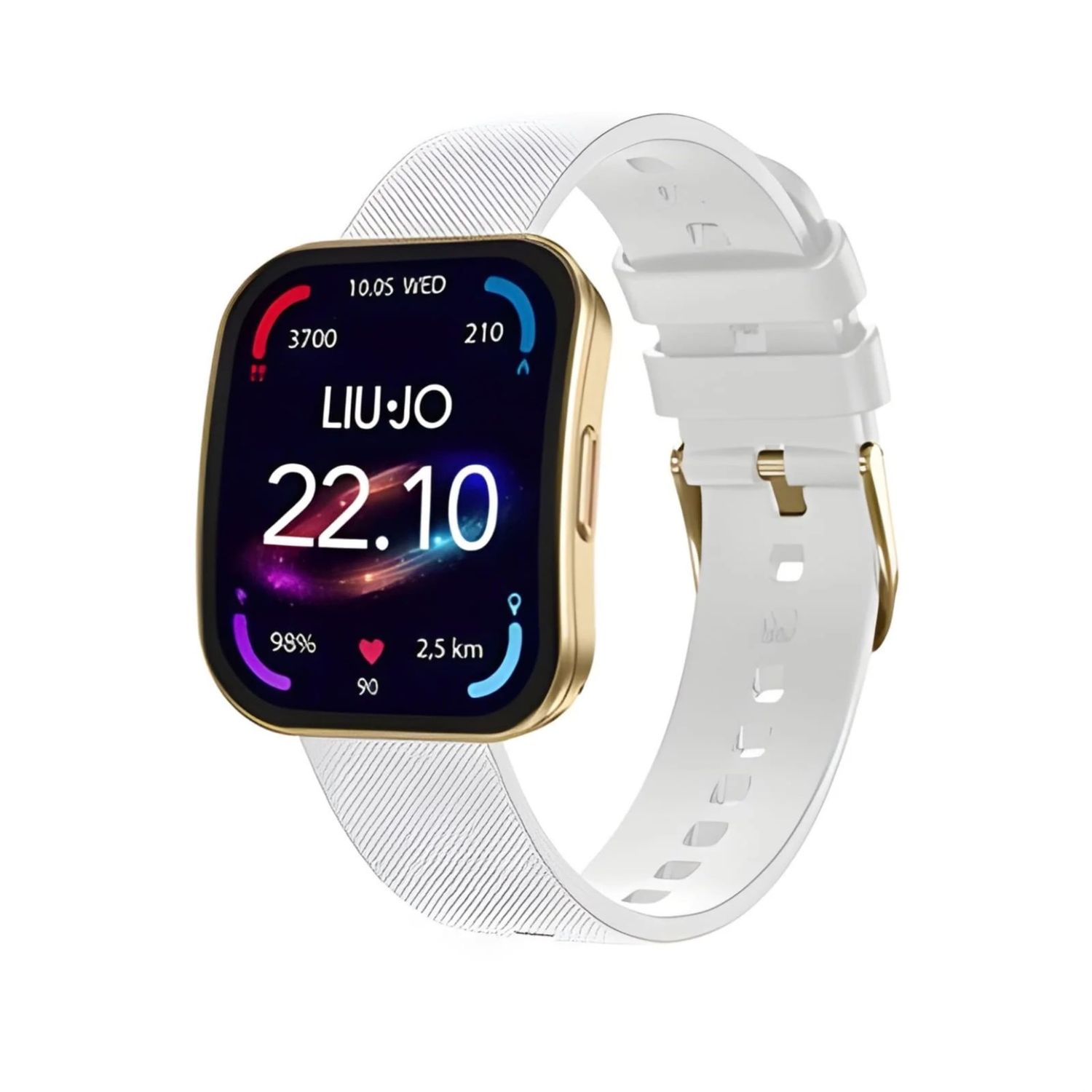 Liu Jo SWLJ211 Smartwatch Voice Curved bianco con doppio cinturino nero