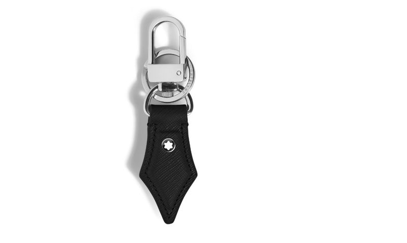 Montblanc 220357 Portachiavi a forma di pennino in pelle sartorial nero