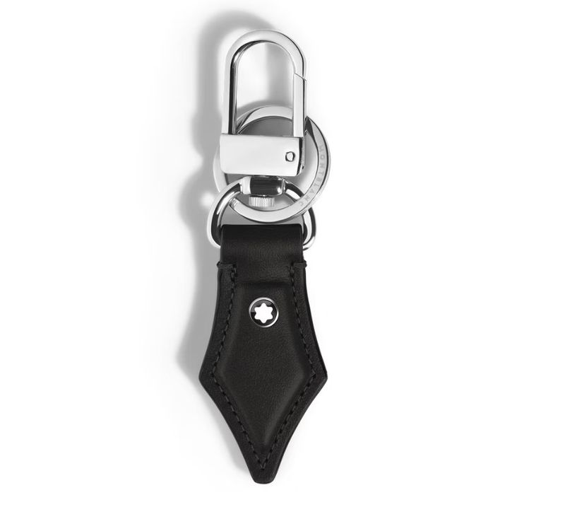 Montblanc 220436 Portachiavi a forma di pennino in pelle Meisterstück nero