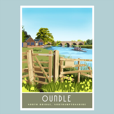 Oundle, North Bridge, Northamptonshire.