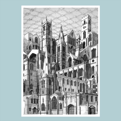 Stamford, The Fourteen Religious Buildings of Stamford (no title BW)