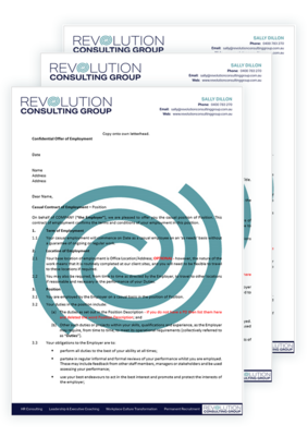 Employment Contract Essentials Pack - Award or Registered Agreement
