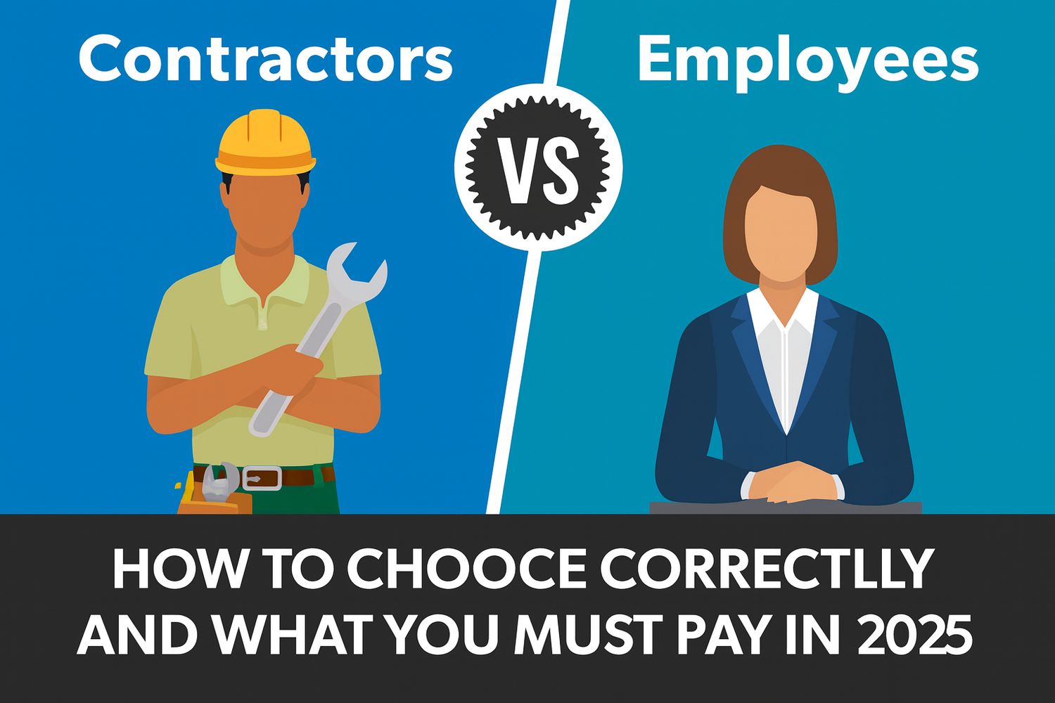 Contractors vs Employees: How to Choose Correctly and What You Must Pay in 2025 - Online Workshop