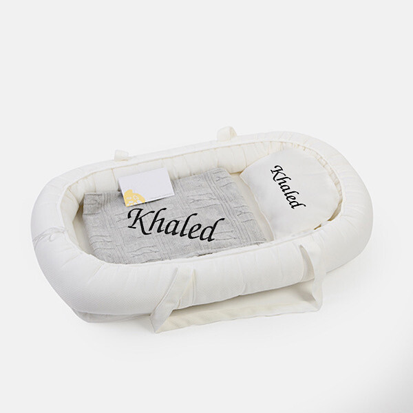 Bed with blanket