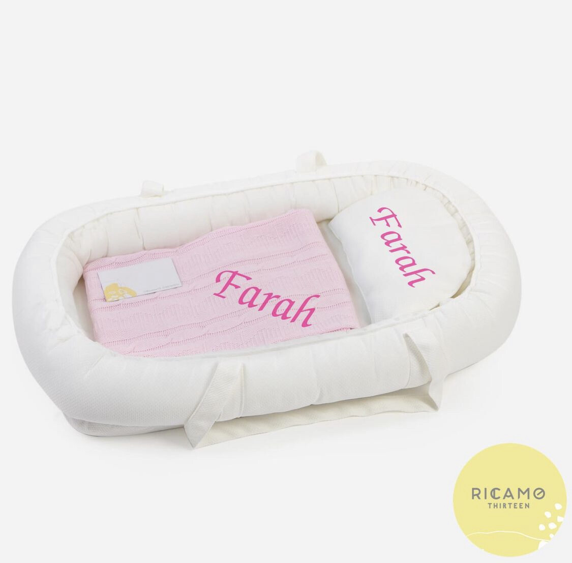 Bed with blanket