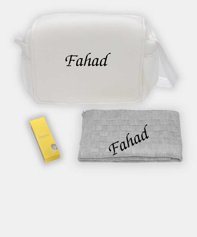 Bag With Grey Blanket