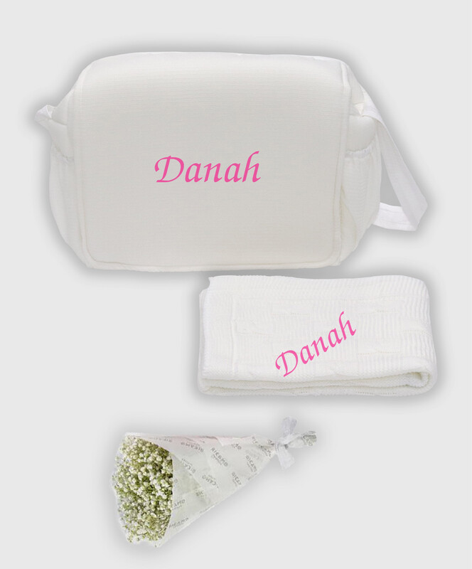 Bag With Off White Blanket 2