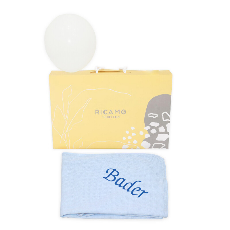 Blue Cotton Swaddle