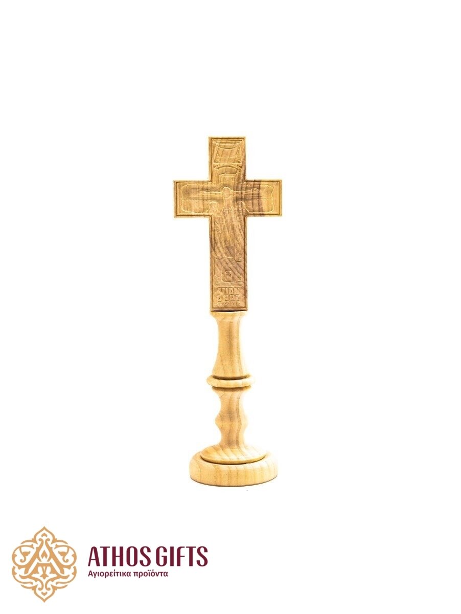 Handmade wooden table cross