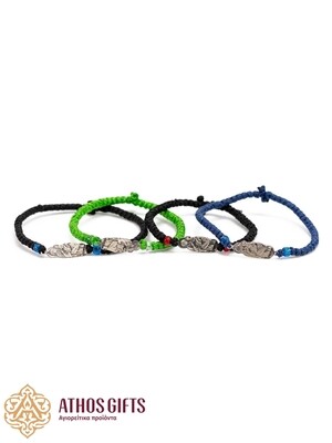 Handmade braided bracelet Mother of God Pantanassa