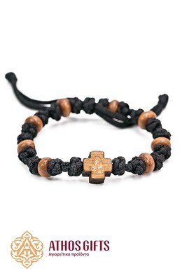 Braided bracelet with cross
