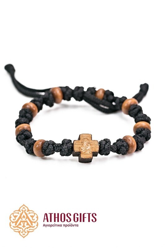 Braided bracelet with cross