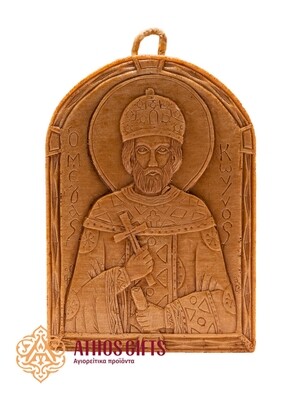 St. Constantine the Emperor beeswax icon