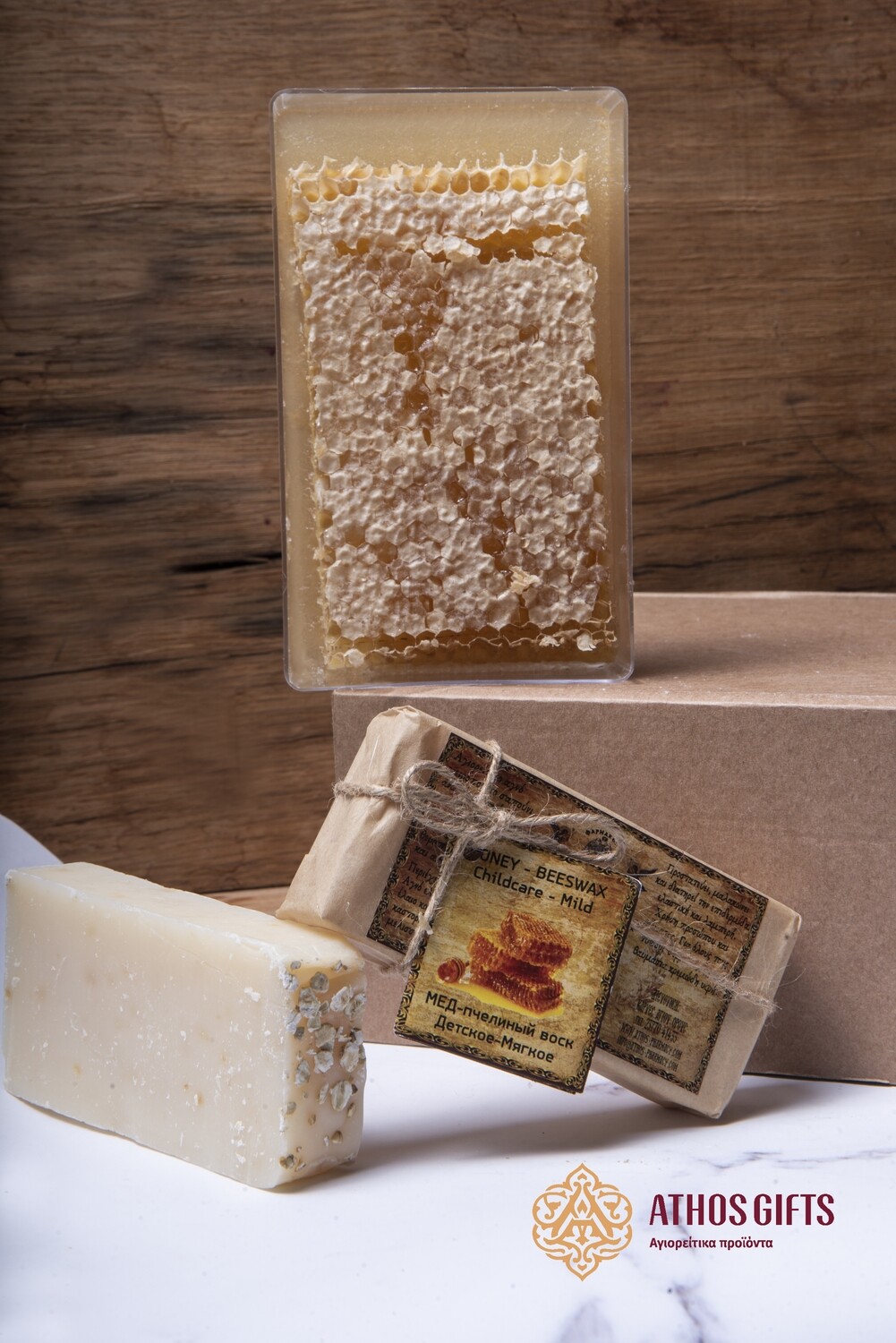 Honey & beeswax natural soap 120 gr