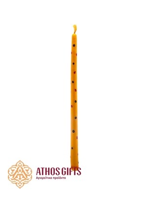 Easter candle with ladybird pattern 35 cm