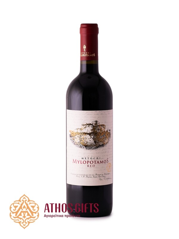 Mylopotamos organic red wine, 750 ml