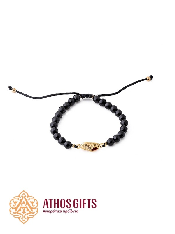 Saint Spyridon&#39;s Shoe agate bracelet
