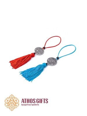 Saint Spyridon car mirror icon