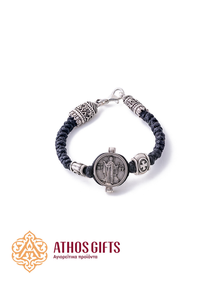 Braided bracelet Theotokos Athonitissa