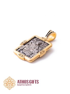 St. Spyridon silver pendant 3,2 cm