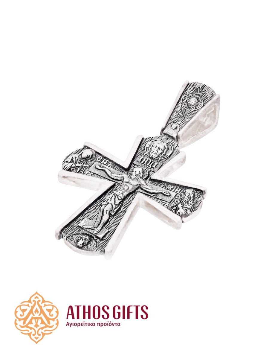Sterling silver cross 4 cm, Metal: Silver