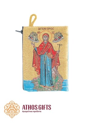 Embroidered Wallet Theotokos Athonitissa