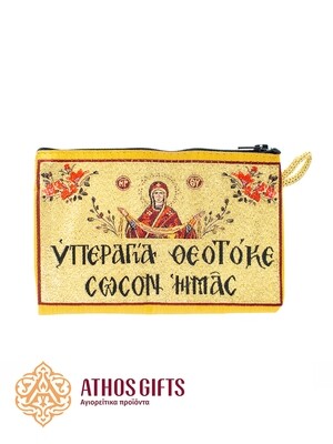 Wallet Embroidered with Prayer