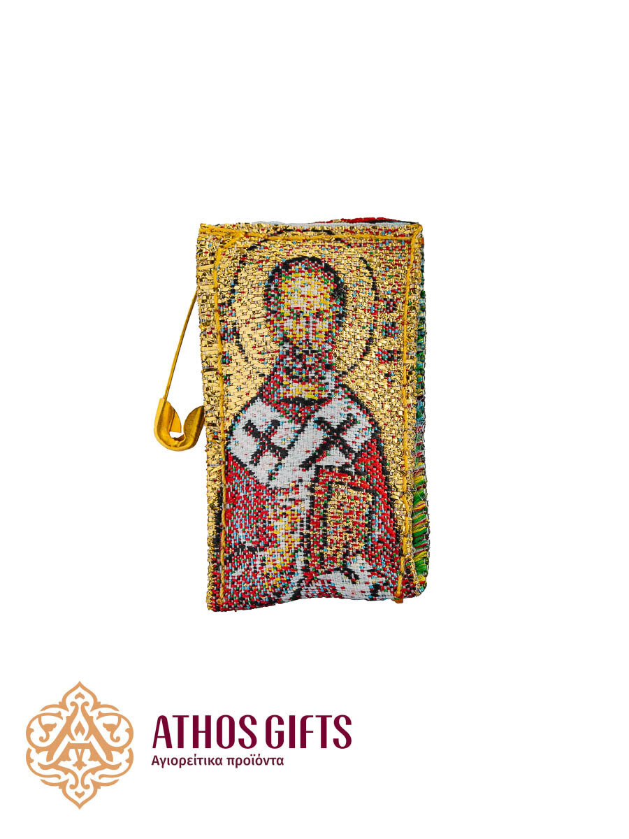 St. Nicholas/St. Spyridon fabric amulet