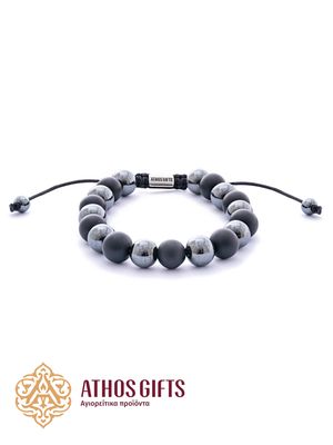 Onyx &amp; Hematite Bracelet