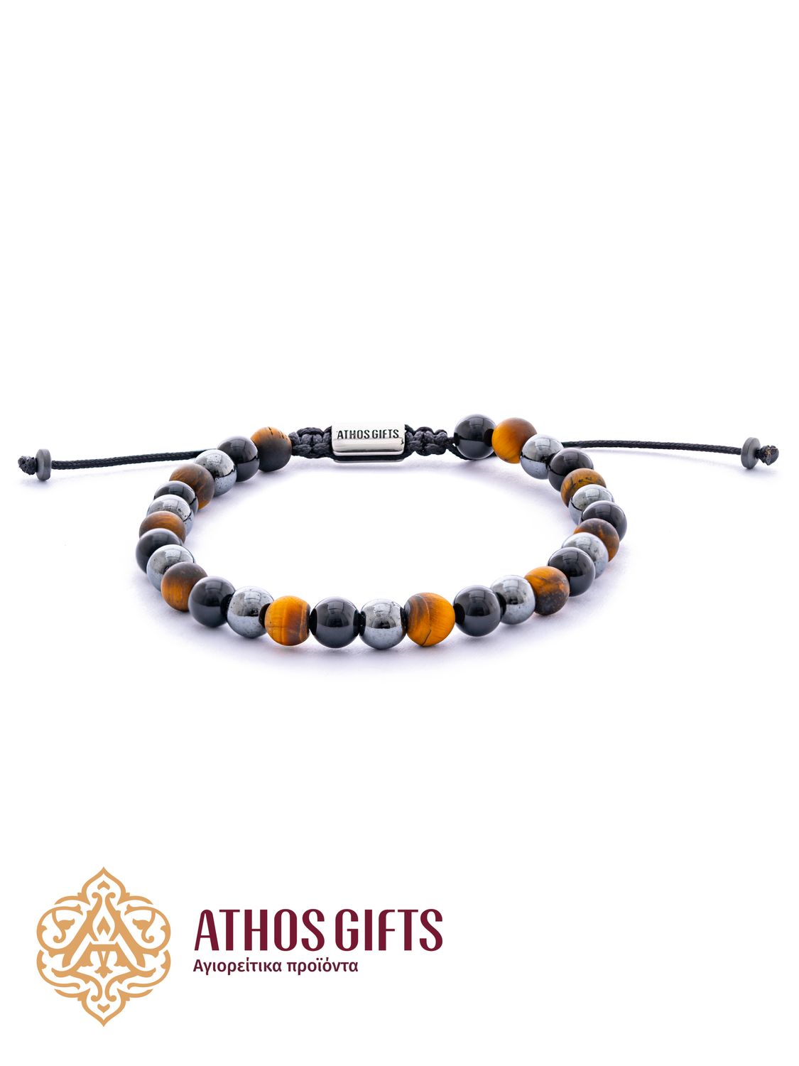 Tiger&#39;s Eye, Onyx &amp; Hematite Bracelet