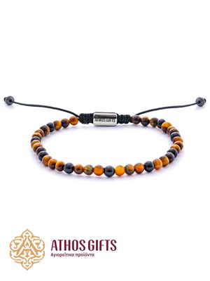 Tiger&#39;s Eye &amp; Onyx Bracelet