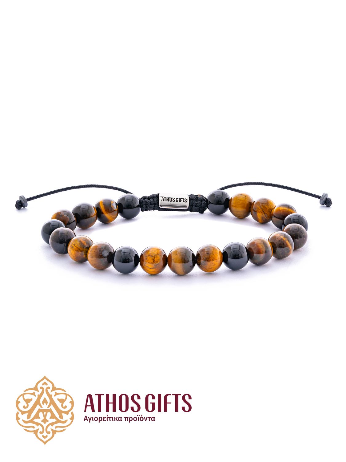 Tiger&#39;s Eye &amp; Onyx Bracelet