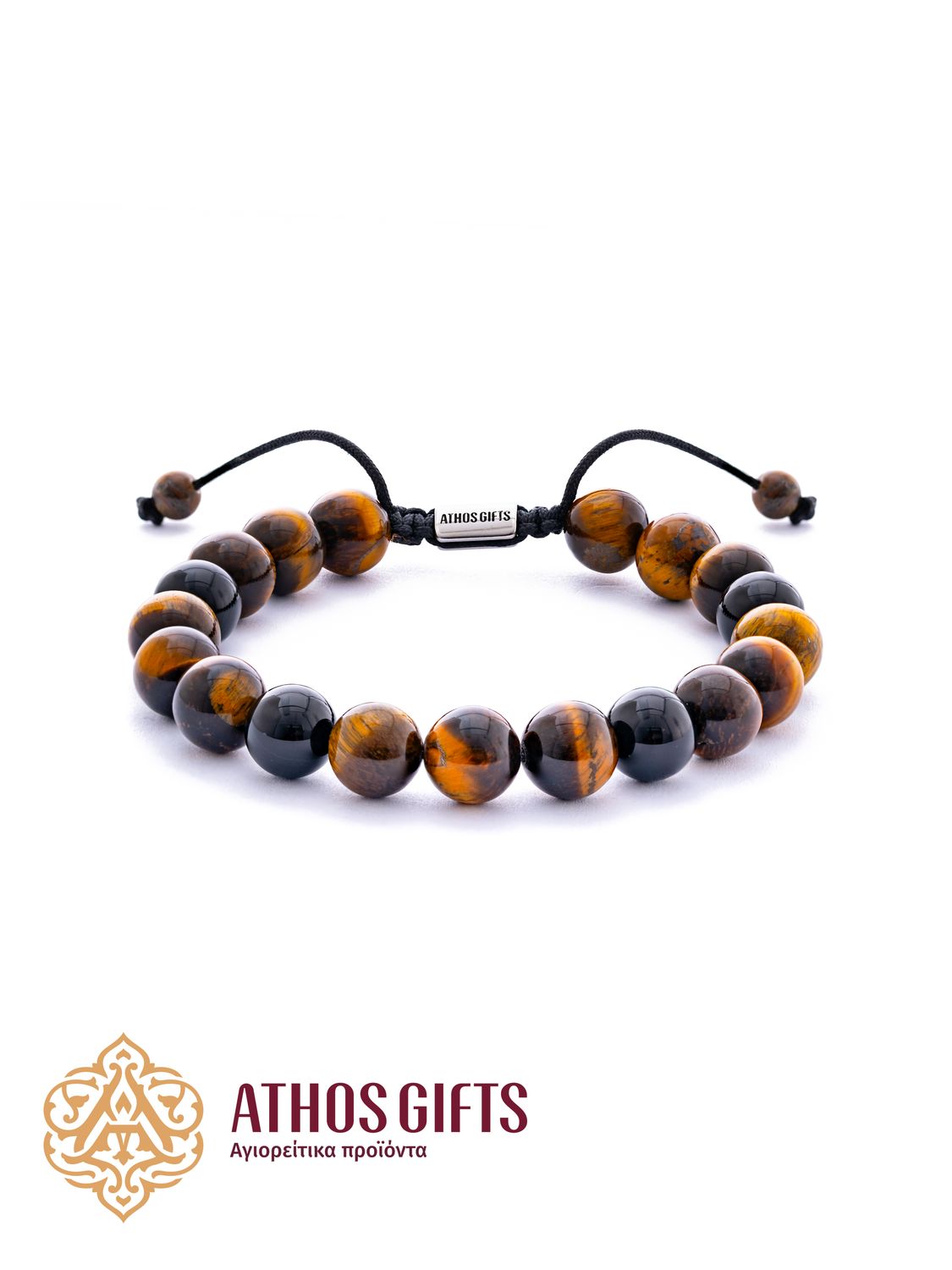 Tiger&#39;s Eye &amp; Onyx Bracelet