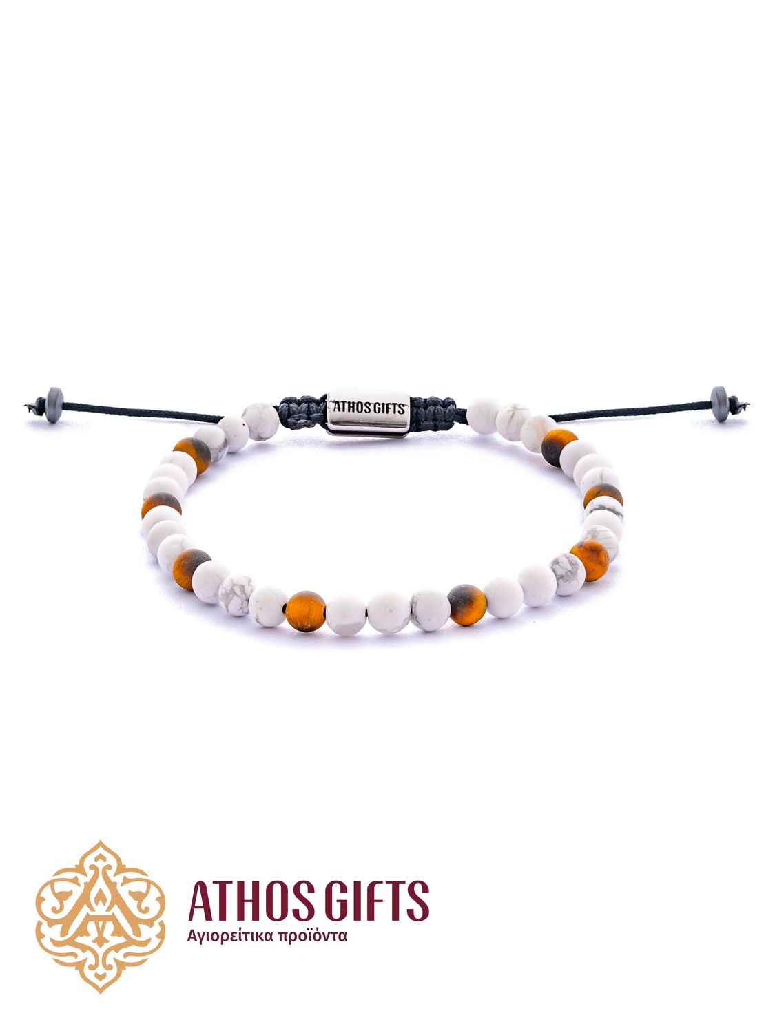 Howlite &amp; Tiger&#39;s Eye Bracelet