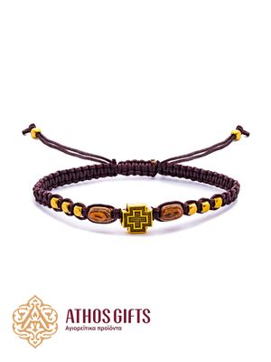 Braided bracelet with inserts