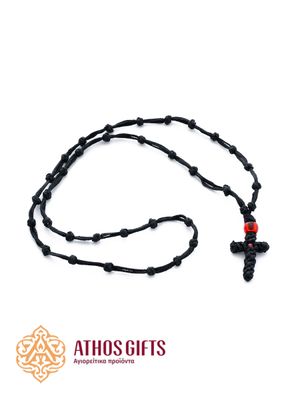 Braided cross with a cord