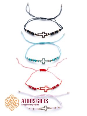 Bracelet with Metal Cross