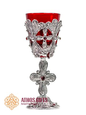 Large altar glass candle