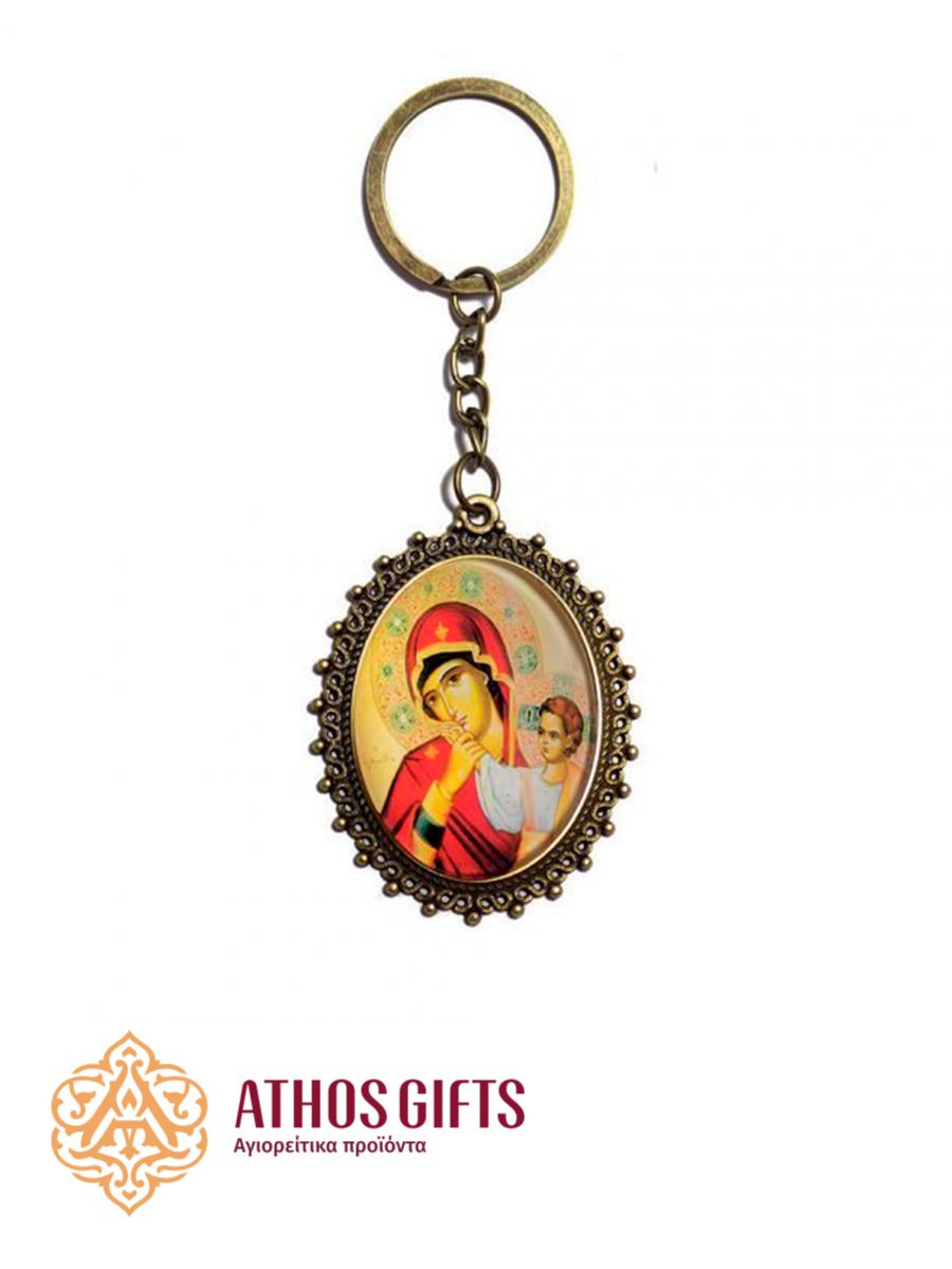 Metal Keychain | Theotokos Joy and Consolation