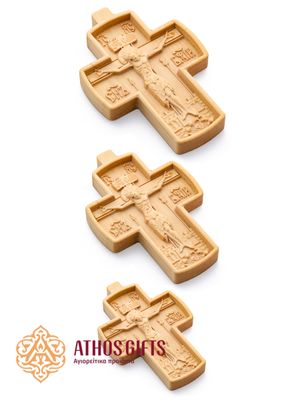 Carved Wooden Neck Cross