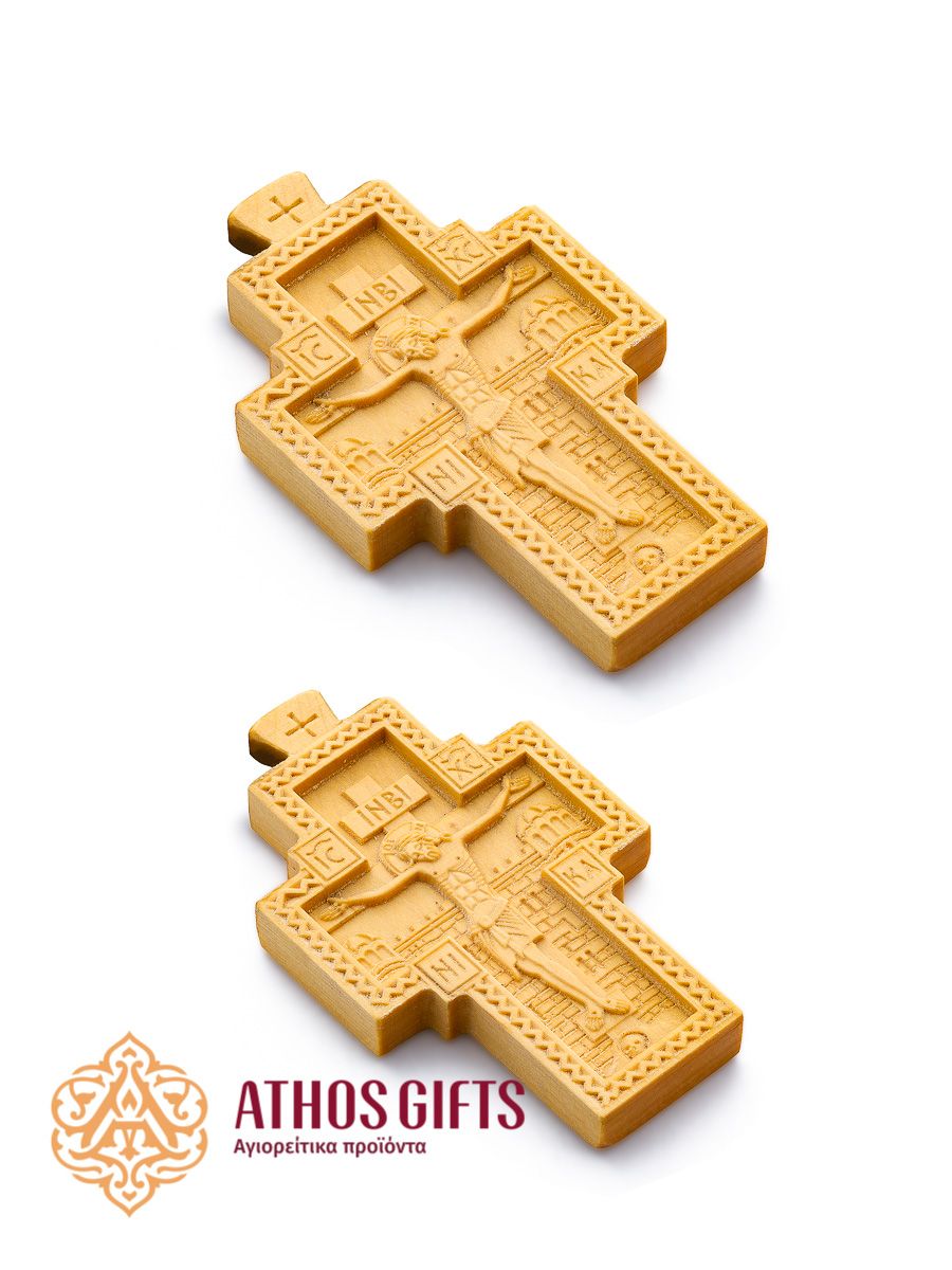 Carved Wooden Neck Cross