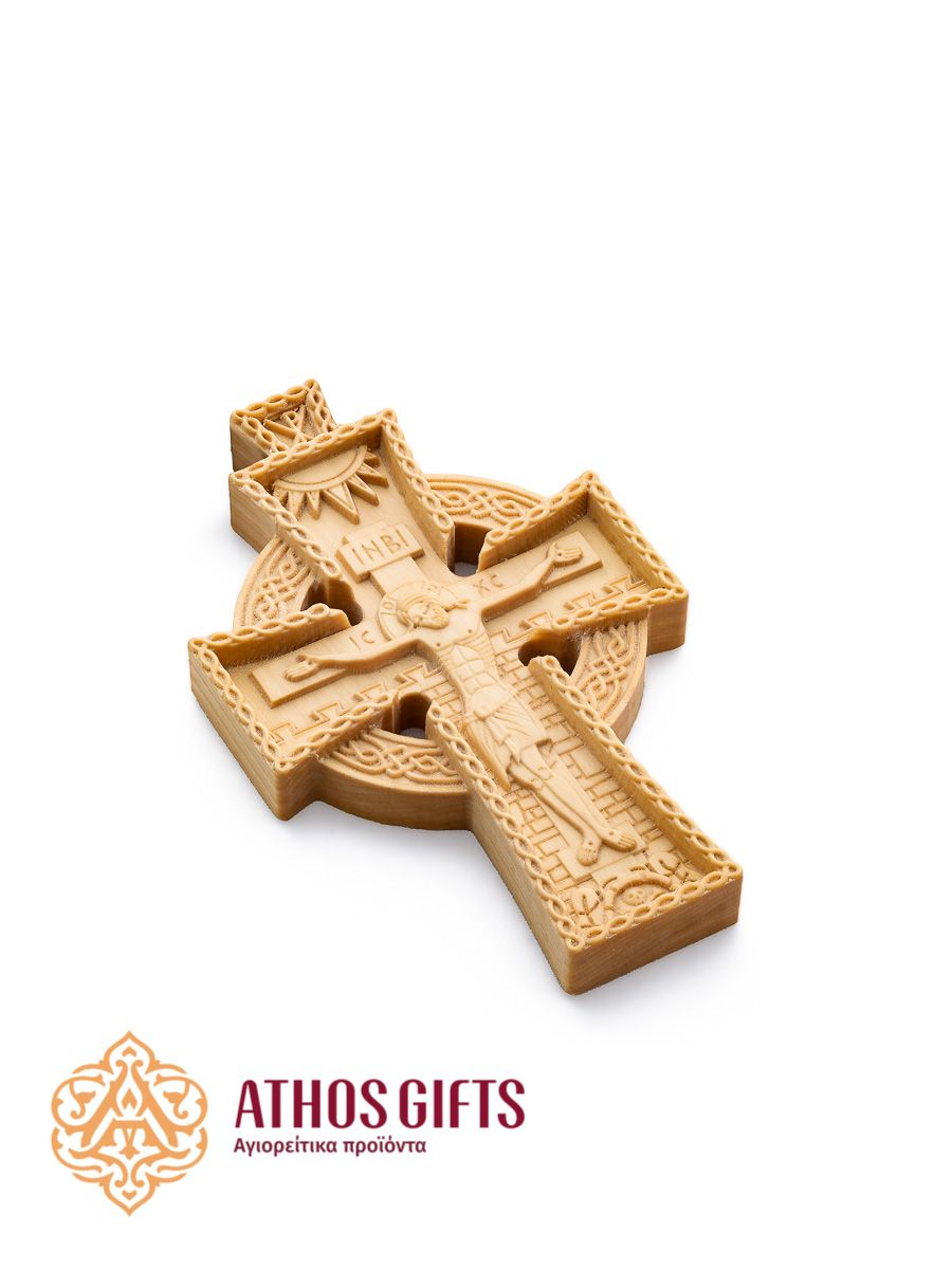 Carved Wooden Neck Cross
