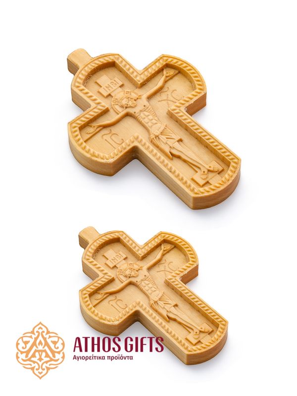 Carved Wooden Neck Cross