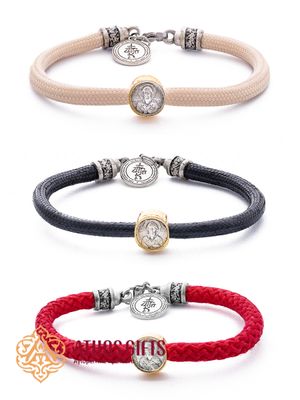 Saint Spyridon braided bracelet 20 cm
