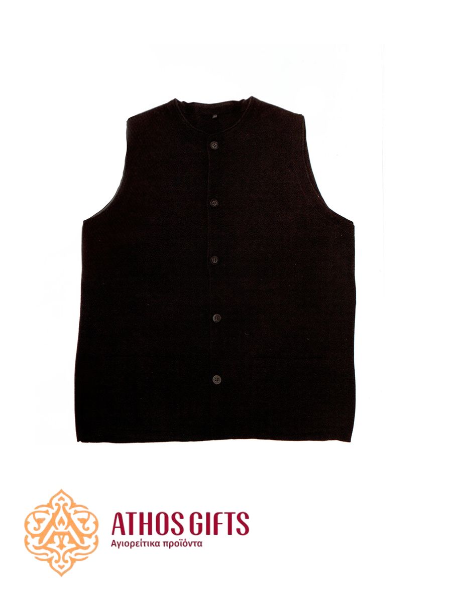 Sleeveless Button-Up Cardigan for Men