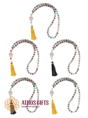 Orthodox prayer ropes “Tears of the Theotokos”, handmade by the monks of Athos