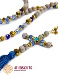 Tears of Virgin Mary and seed beads prayer rope 115 beads
