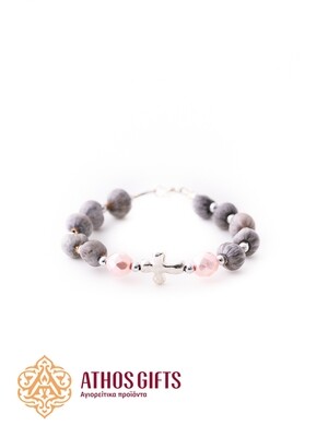 “Tears of the Virgin Mary” kids’ bracelet with seed beads